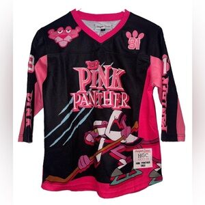 Pink Panther Kids Jersey - Black and Pink